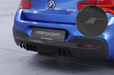 CSR Heckansatz für BMW 1er F20 / F21 M-Paket HA432-S strukturiert schwarz matt