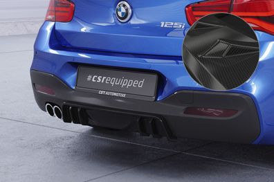 CSR Heckansatz für BMW 1er F20 / F21 M-Paket HA432-C Carbon-Look glänzend