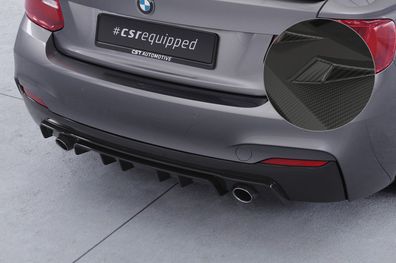 CSR Heckansatz für BMW 2er F22 / F23 M-Paket HA308-M Carbon-Look matt (strukturiert)