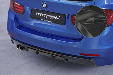 CSR Heckansatz für BMW 3er F31 Touring HA272-C Carbon-Look glänzend