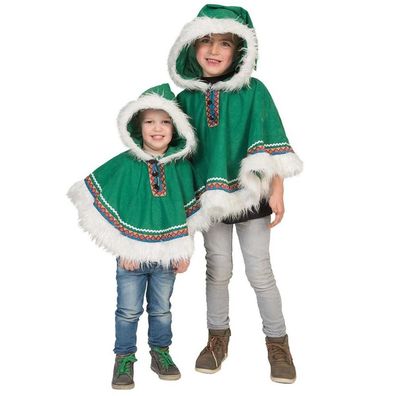 Baby Eskimo- Poncho grün