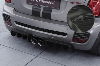 CSR Heckansatz für Mini R58 / R59 JCW HA417-C Carbon-Look glänzend