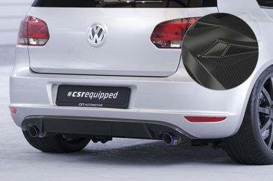 CSR Heckansatz für VW Golf 6 HA044-C Carbon-Look glänzend