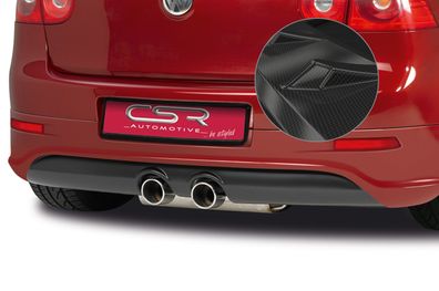 CSR Heckansatz für VW Golf 5 Steilheck HA060-C Carbon-Look glänzend