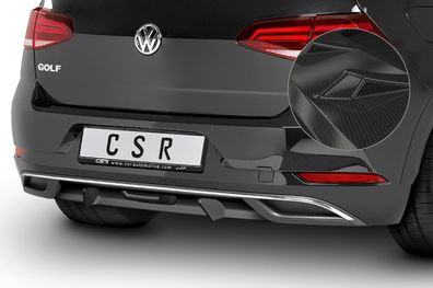 CSR Heckansatz für VW Golf 7 Basis HA236-C Carbon-Look glänzend