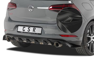 CSR Heckansatz für VW Golf 7 TCR HA232-G Glossy schwarz glänzend