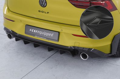 CSR Heckansatz für VW Golf 8 GTI HA484-C Carbon-Look glänzend