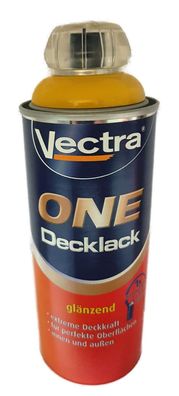 Vectra ONE Verkehrsgelb RAL 1023 glänzend 400ml Lackspray Gelb Decklack Spray