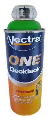 Vectra ONE Gelbgrün Ral 6018 Seidenmatt 400ml Lackspray, Sprühlack Decklack