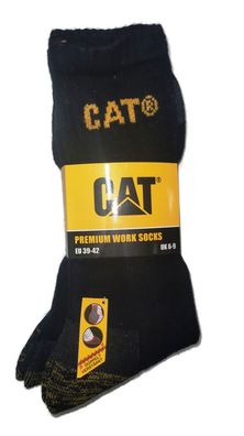 CAT Caterpillar 3 Paar Work Arbeitssocken Real Work Socks Lange Socken