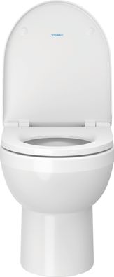 Duravit No.1 Stand-WC Set, inkl. WC-Sitz, 370x480mm, weiß