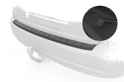 CSR Ladekantenschutz für Audi A4 B8 (Typ 8K) LKS047-M Carbon-Look matt (strukturiert