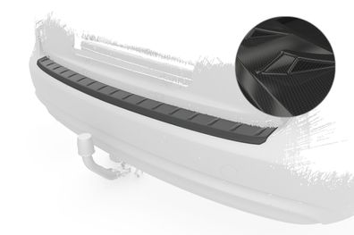 CSR Ladekantenschutz für Audi A4 B8 (Typ 8K) LKS047-C Carbon-Look glänzend
