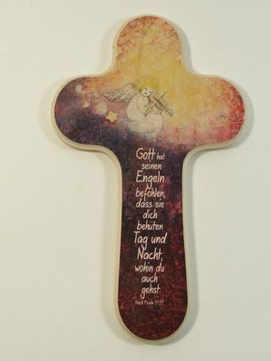 Kreuz Wandkreuz Segenskreuz Segensbote Gottes Segen 11,5 cm x 8 cm Resin 
