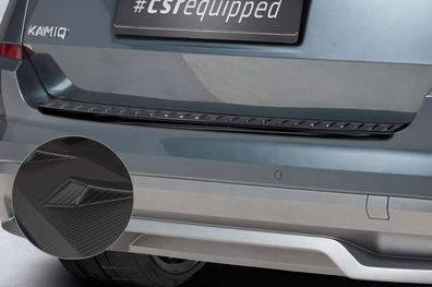 CSR Ladekantenschutz für Skoda Kamiq LKS057-M Carbon-Look matt (strukturiert)