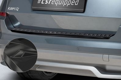CSR Ladekantenschutz für Skoda Kamiq LKS057-C Carbon-Look glänzend