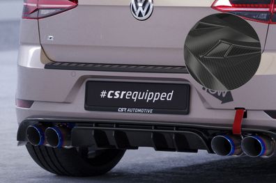 CSR Ladekantenschutz für VW Golf 7 Facelift LKS007-C Carbon-Look glänzend