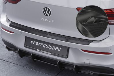 CSR Ladekantenschutz für VW Golf 8 (Typ CD) LKS012-C Carbon-Look glänzend
