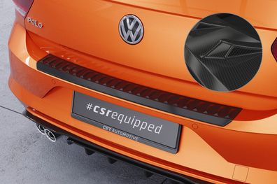 CSR Ladekantenschutz für VW Polo 6 (Typ AW) LKS032-C Carbon-Look glänzend