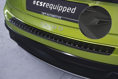 CSR Ladekantenschutz für VW Taigo (Typ CS) LKS023-M Carbon-Look matt (strukturiert)
