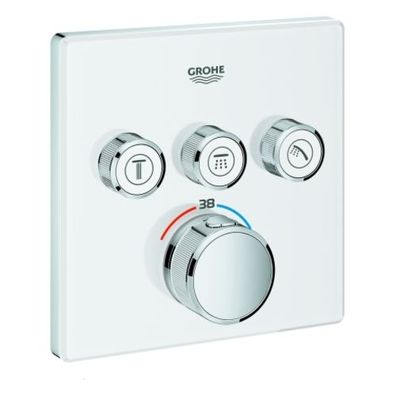 Grohe Grohtherm SmartControl Thermostat mit drei Absperrventilen,