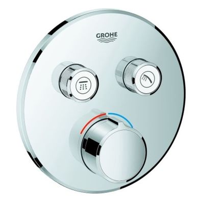 Grohe SmartControl Unterputzmischer, zwei Absperrventile, runde