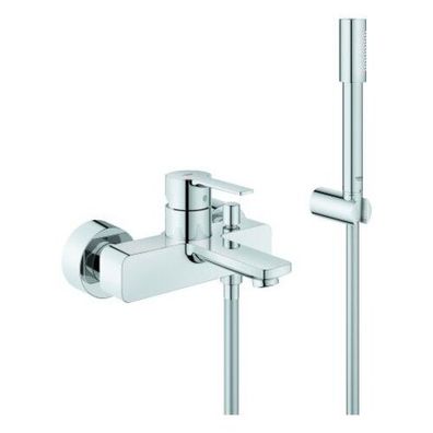 Grohe Lineare Einhand Wannenbatterie, Wandmontage, mit