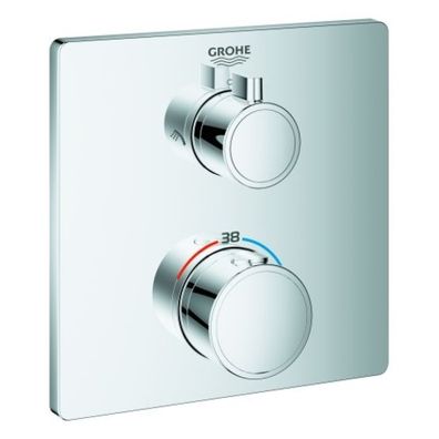 Grohe Grohtherm Thermostat-Brausebatterie mit integrierter