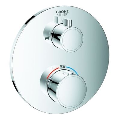 Grohe Grohtherm Thermostat-Wannenbatterie, mit integrierter