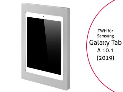 TabLines TWH025S Tablet Wandhalterung für Samsung Tab A 10.1 (2019), silber