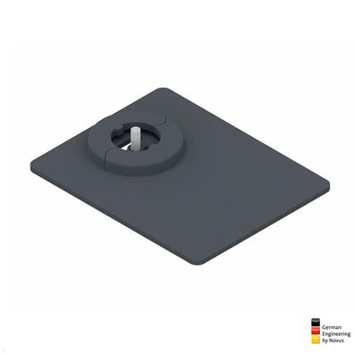 Novus Zubehör POS Standfuß-Platte 200x250 mm (795 + 1705 + 016), schwarz