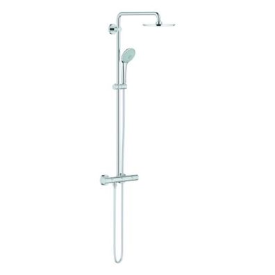 Grohe Euphoria Duschsystem mit Cosmopolitan 210 Metall-Kopfbrause