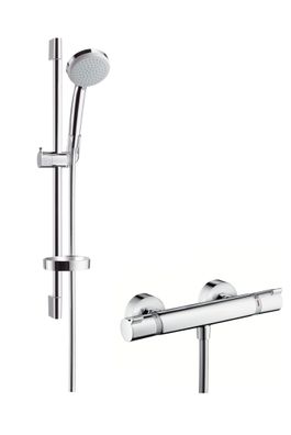 hansgrohe Brausesystem Aufputz Vario EcoSmart mit Ecostat Comfort