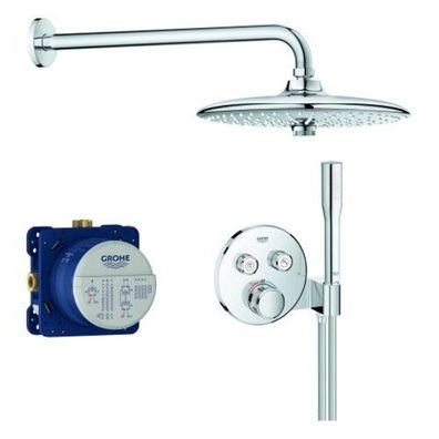 Grohe Grohtherm SmartControl Duschsystem Unterputz, mit Euphoria