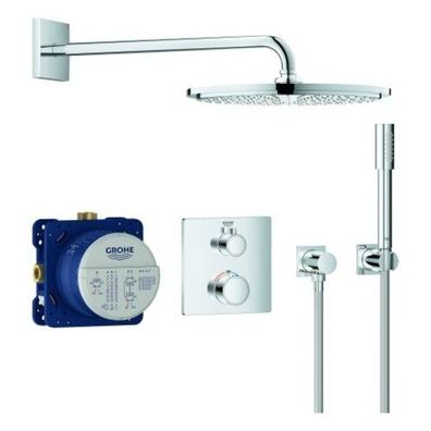 Grohe Grohtherm Duschsystem Unterputz mit Rainshower Cosmopolitan