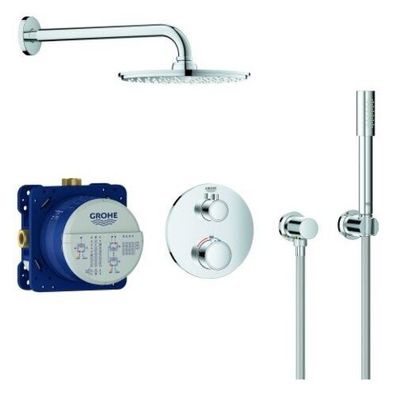 Grohe Grohtherm Duschsystem Unterputz mit Rainshower Cosmopolitan