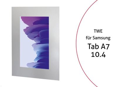 TabLines TWE090S Tablet Wandeinbau für Samsung Tab A7 10.4, silber