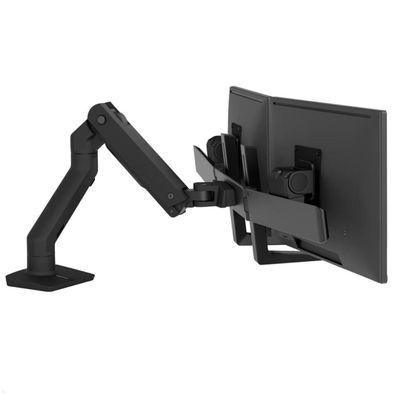Ergotron HX Dual Monitorhalterung für 2 Monitore für USM Tisch, schwarz (46-477