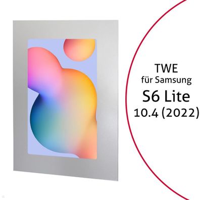 TabLines TWE107S Tablet Wandeinbau für Samsung Tab S6 Lite 10.4 (2022/2024), sil