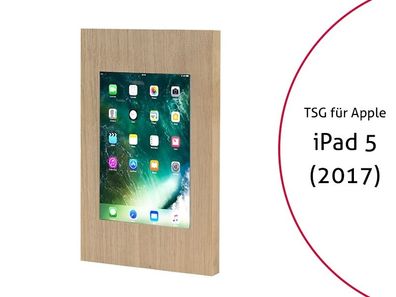 TabLines TSG041O Tablet Schutzgehäuse für Apple iPad 5 (2017), Holz Eiche