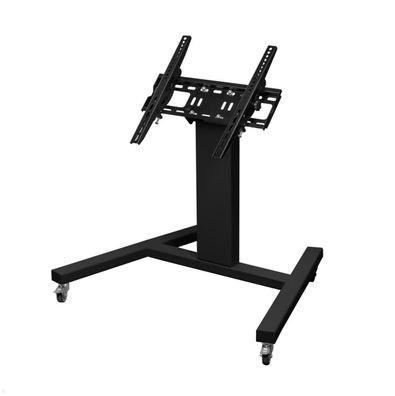 MonLines MBS009B Monitor Bodenständer niedrige Höhe bis 75 Zoll mit Kabel-/ Stec