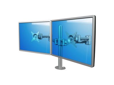 Dataflex Viewmate Monitorhalterung für 2 Monitore (52.632) silber