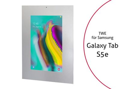 TabLines TWE086S Tablet Wandeinbau für Samsung Tab S5e, DS, silber