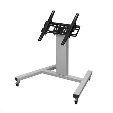 MonLines MBS009S Monitor Bodenständer niedrige Höhe bis 75 Zoll mit Kabel-/ Stec