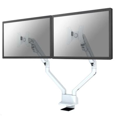 Neomounts FPMA-D750DWHITE2 Monitorhalterung für 2 Monitore bis 32 Zoll, Tischkle