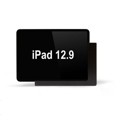 TabLines TWP011B Wandhalterung für iPad Pro 12.9 (5./6. Gen.), schwarz