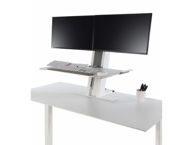 Humanscale QuickStand QSBC30 Monitorständer für 2 Monitore, schwarz