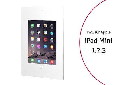 TabLines TWE026W Tablet Wandeinbau für Apple iPad Mini 1-2-3, DS, HB