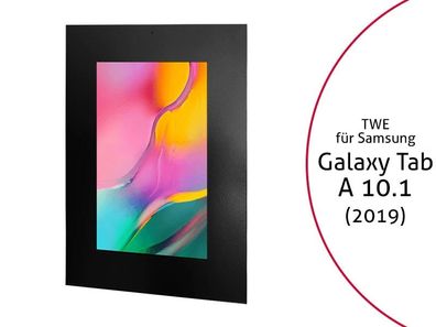 TabLines TWE080B Tablet Wandeinbau für Samsung Galaxy Tab A 10.1 (2019), DS, sch
