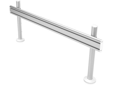Dataflex Viewlite Schienensystem/Slatwall für den Tisch 1400mm (58.703)